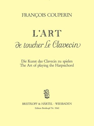 L'Art de Toucher le Clavecin (EB 5560)