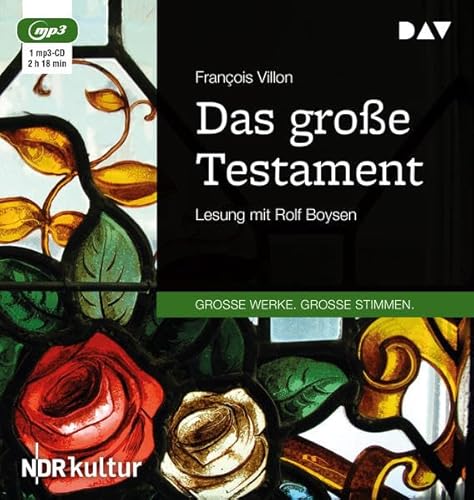 Das große Testament: Lesung mit Rolf Boysen (1 mp3-CD) von Der Audio Verlag, Dav