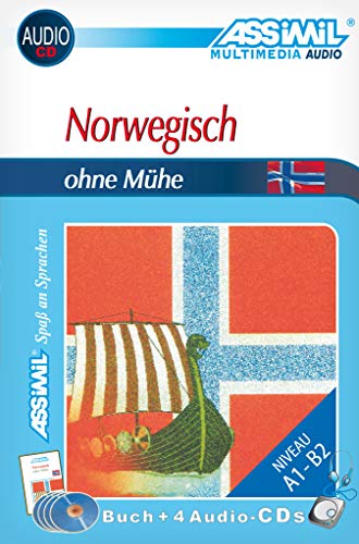 Assimil Norwegisch ohne Mühe; Assimil Norsk uten strev, Lehrbuch und 4 Audio-CDs: Audio-Sprachkurs. Multimedial-Box. Niveau A1 - B2 (Senza sforzo)