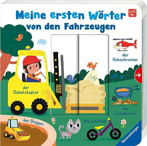 Meine ersten Wörter von den Fahrzeugen - Sprechen lernen mit großen Schiebern und Sachwissen für Kinder ab 12 Monaten Meine ersten Wörter von den Fahrzeugen - Sprechen lernen mit großen Schiebern und Sachwissen für Kinder ab 12 Monaten