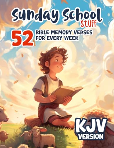 Sunday School Bible Memory Verse KJV - Fun & Engaging Scripture Learning for Kids: Memorize, Reflect & Draw – A Sunday School Activity Book with Word Search, Reflection & Creative Drawing von Independently published