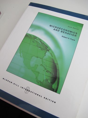 Microeconomics and Behavior Microeconomics and Behavior