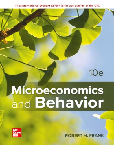 ISE Microeconomics and Behavior (Economia e discipline aziendali) ISE Microeconomics and Behavior (Economia e discipline aziendali)