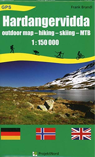 Hardangervidda: Outdoor Map - hiking - skiing - MTB 1:150 000 GPS Landkarte, Wanderkarte, Planungskarte, Wintersportkarte: Outdoor Map - hiking - ... Wanderkarte, Planungskarte, Wintersportkarte