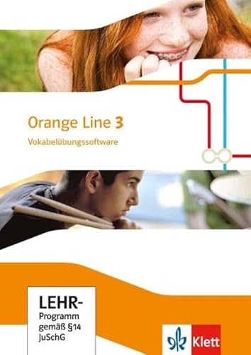 Orange Line 3: Vokabelübungssoftware Klasse 7 (Orange Line. Ausgabe ab 2014) von Klett Ernst /Schulbuch