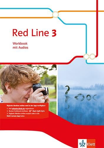 Red line, Teil: 3. Für Klasse 7 / Workbook: Workbook mit Audios Klasse 7 (Red Line. Ausgabe ab 2014)