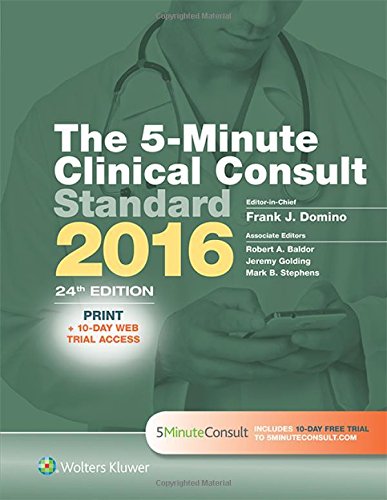 The 5-Minute Clinical Consult Standard 2016 von Lippincott Williams & Wilkins