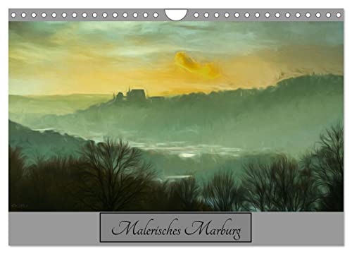 Malerisches Marburg (Wandkalender 2025 DIN A4 quer), CALVENDO Monatskalender von CALVENDO