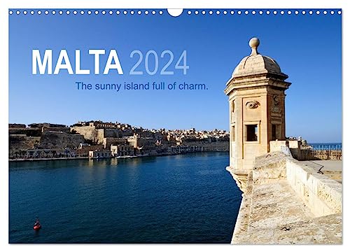 Malta. The sunny island full of charm. (Wandkalender 2024 DIN A3 quer), CALVENDO Monatskalender