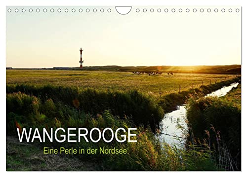 Wangerooge – Eine Perle in der Nordsee. (Wandkalender 2024 DIN A4 quer), CALVENDO Monatskalender
