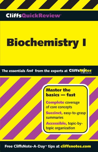 CliffsQuickReview Biochemistry I (Cliffs Quick Review (Paperback)) von Cliffs Notes