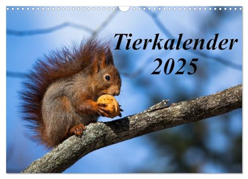 Tierkalender 2025 (Wandkalender 2025 DIN A3 quer), CALVENDO Monatskalender von CALVENDO