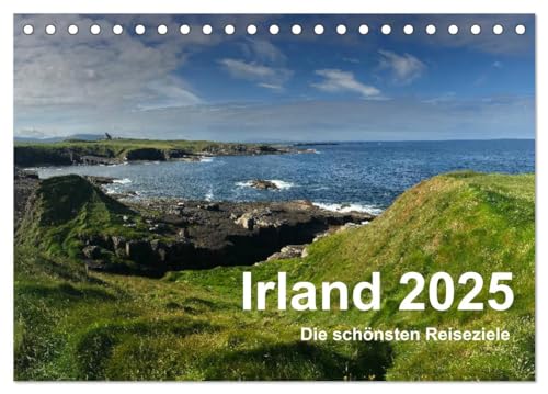 Irland 2025 - Die schönsten Reiseziele (Tischkalender 2025 DIN A5 quer), CALVENDO Monatskalender von CALVENDO