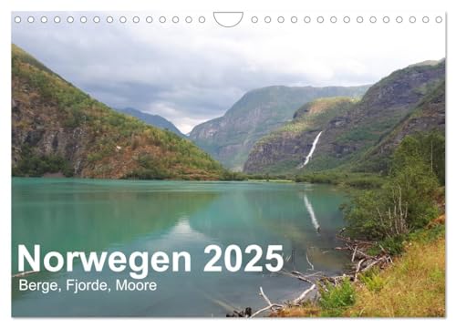 Norwegen 2025 - Berge, Fjorde, Moore (Wandkalender 2025 DIN A4 quer), CALVENDO Monatskalender
