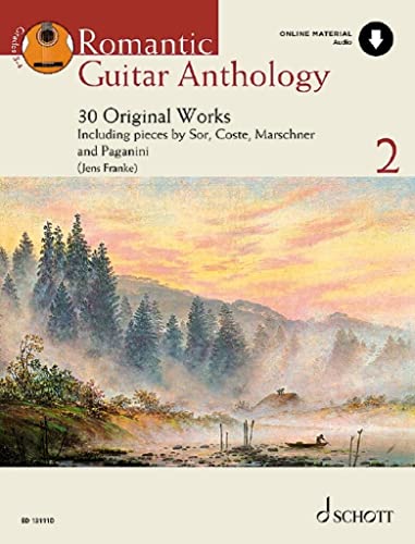 Romantic Guitar Anthology: 30 Originalwerke und Transkriptionen. Band 2. Gitarre. (Schott Anthology Series, Band 2, Band 2)