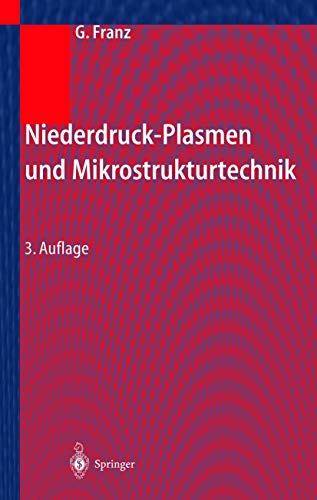 Niederdruckplasmen und Mikrostrukturtechnik von Springer