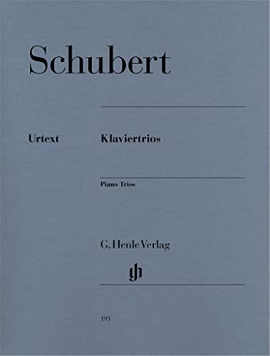Klaviertrios: Besetzung: Klaviertrios (G. Henle Urtext-Ausgabe)