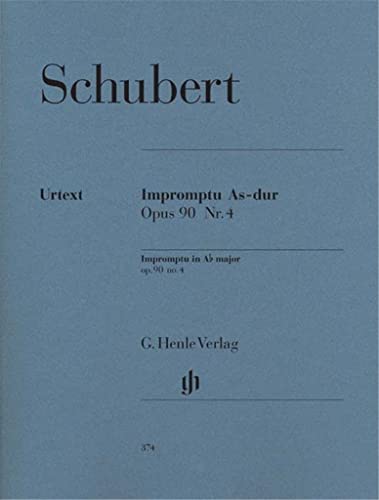 Impromptu As-dur op. 90,4 D 899: Instrumentation: Piano solo (G. Henle Urtext-Ausgabe)