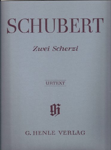 2 Scherzi B-dur und Des-dur D 593: Besetzung: Klavier zu zwei Händen (G. Henle Urtext-Ausgabe)