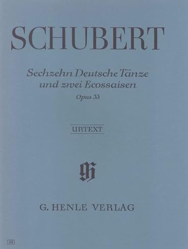 16 Deutsche Tänze und 2 Ecossaisen op. 33 D 783: Besetzung: Klavier zu zwei Händen (G. Henle Urtext-Ausgabe) von G. Henle Verlag