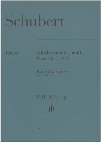 Klaviersonate a-moll op. 42 D 845: Besetzung: Klavier zu zwei Händen (G. Henle Urtext-Ausgabe) Klaviersonate a-moll op. 42 D 845: Besetzung: Klavier zu zwei Händen (G. Henle Urtext-Ausgabe)