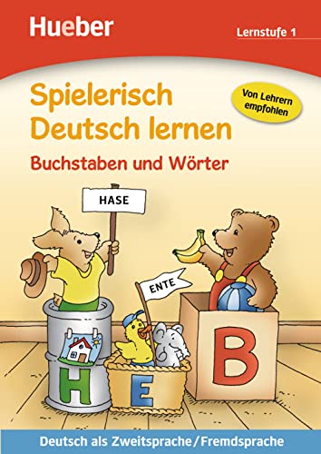 Buchstaben und Wörter: Lernstufe 1.Deutsch als Zweitsprache / Fremdsprache / Buch (Spielerisch Deutsch lernen) von Hueber