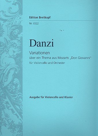 Variationen über ein Thema aus W.A. Mozarts 'Don Giovanni' - Ausgabe für Cello und Klavier (EB 6522)