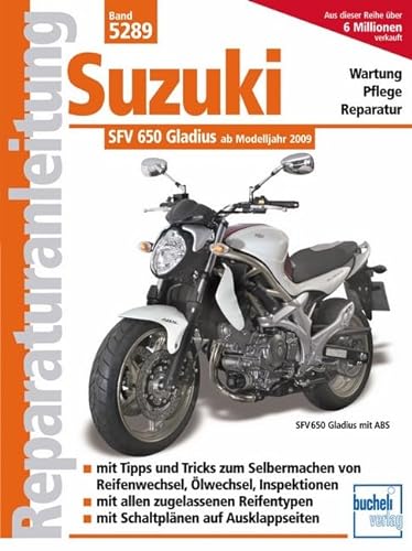 Suzuki Gladius 650 ccm V2 neues Modell (Reparaturanleitungen)
