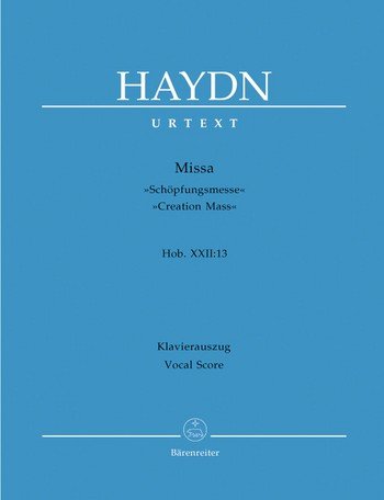 Schöpfungsmesse Hob. XXII:13 (1801) Klavierauszug (la) von Bärenreiter Verlag Kasseler Großauslieferung