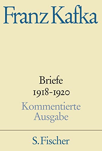 Briefe 1918-1920: Band 4 von FISCHERVERLAGE
