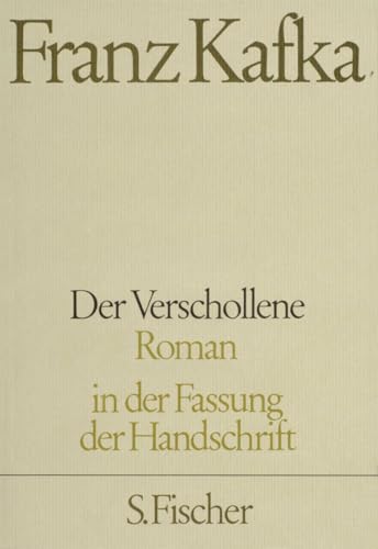 Der Verschollene: Roman von FISCHERVERLAGE