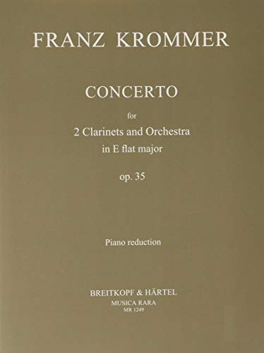 Concerto in Es op. 35 - Ausgabe für 2 Klarinetten und Klavier (MR 1249a)