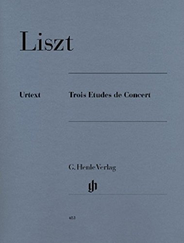 3 Etudes de Concert. Klavier: Besetzung: Klavier zu zwei Händen (G. Henle Urtext-Ausgabe)