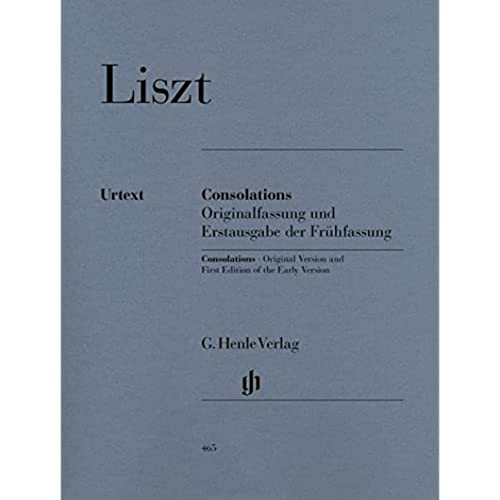 Consolations. Klavier: Instrumentation: Piano solo (G. Henle Urtext-Ausgabe) von HENLE