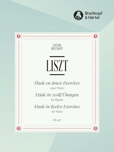 Etude en Douze Exercices Piano: Klavier Etude en Douze Exercices Piano: Klavier