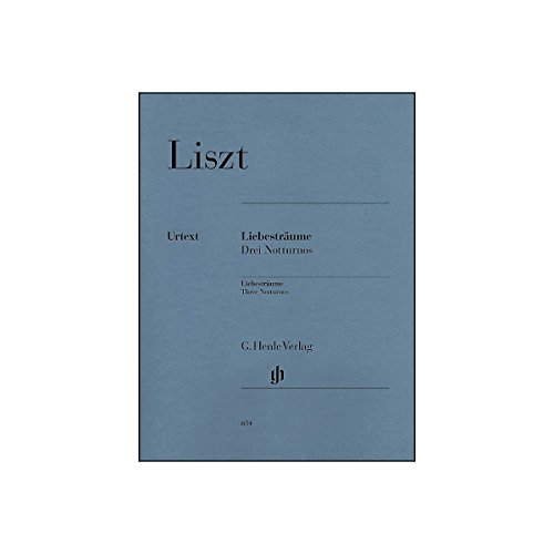 Liebesträume - 3 Notturnos. Klavier 2 ms: Instrumentation: Piano solo (G. Henle Urtext-Ausgabe) von Henle, G. Verlag