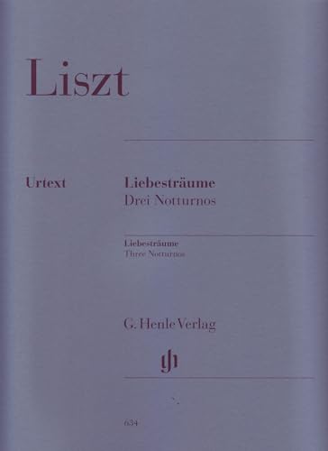 Liebesträume - 3 Notturnos. Klavier 2 ms: Instrumentation: Piano solo (G. Henle Urtext-Ausgabe) von Henle, G. Verlag