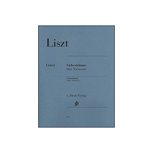 Liebesträume - 3 Notturnos. Klavier 2 ms: Instrumentation: Piano solo (G. Henle Urtext-Ausgabe)