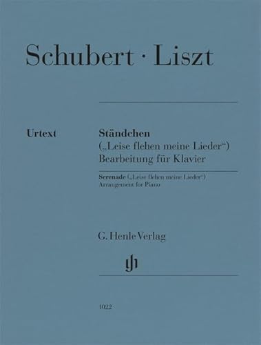 Ständchen "Leise flehen meine Lieder" (Franz Schubert); Klavier zu zwei Händen