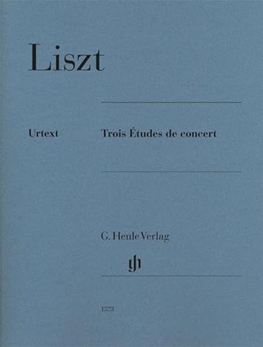 Trois Études de concert; Klavier zu zwei Händen: Besetzung: Klavier zu zwei Händen (G. Henle Urtext-Ausgabe)