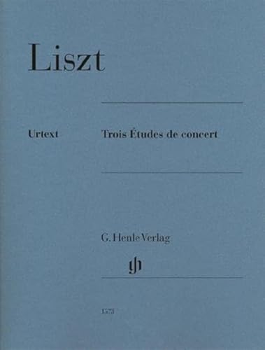 Trois Études de concert; Klavier zu zwei Händen: Besetzung: Klavier zu zwei Händen (G. Henle Urtext-Ausgabe)