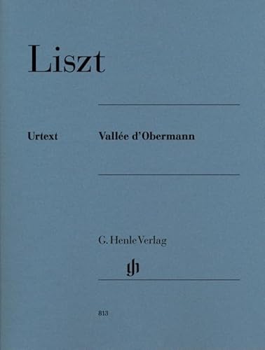 Vallee d'Obermann. Klavier 2 ms: Besetzung: Klavier zu zwei Händen (G. Henle Urtext-Ausgabe) von HENLE VERLAG