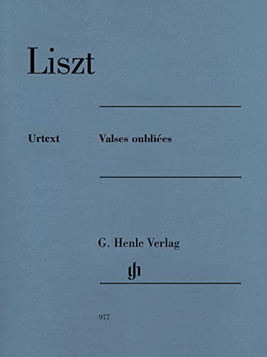 Valses oubliées für Klavier: Besetzung: Klavier zu zwei Händen (G. Henle Urtext-Ausgabe) von G. Henle Verlag