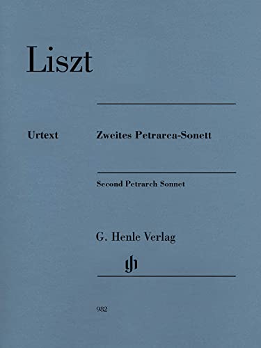 Zweites Petrarca-Sonett: Besetzung: Klavier zu zwei Händen (G. Henle Urtext-Ausgabe) von G. Henle Verlag