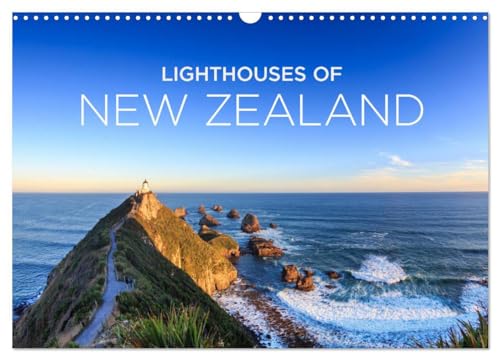 Lighthouses of New Zealand (Wall Calendar 2025 DIN A3 landscape), CALVENDO 12 Month Wall Calendar: The most beautiful lighthouses in New Zealand. von Calvendo