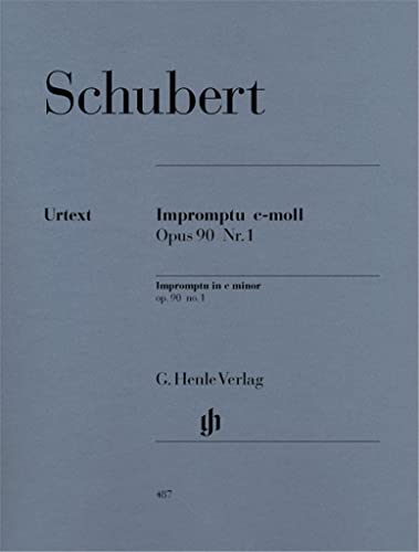 Impromptu C-Moll Op 90/1 d 899. Klavier: Besetzung: Klavier zu zwei Händen (G. Henle Urtext-Ausgabe) von G. Henle Verlag