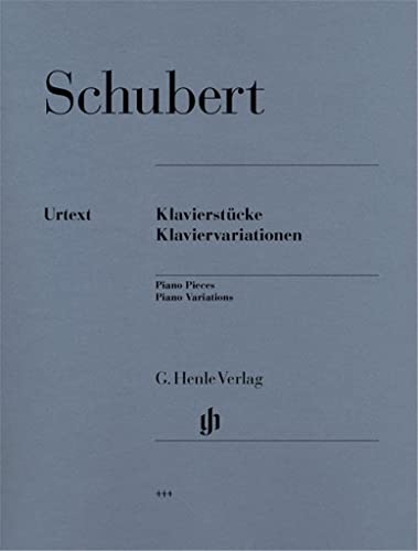 Klavierstücke - Klaviervariationen. Klavier: Instrumentation: Piano solo (G. Henle Urtext-Ausgabe)