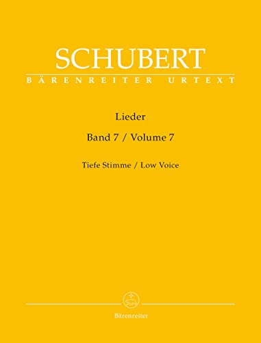 Lieder für Singstimme und Klavier, Band 7: Tiefe Stimme