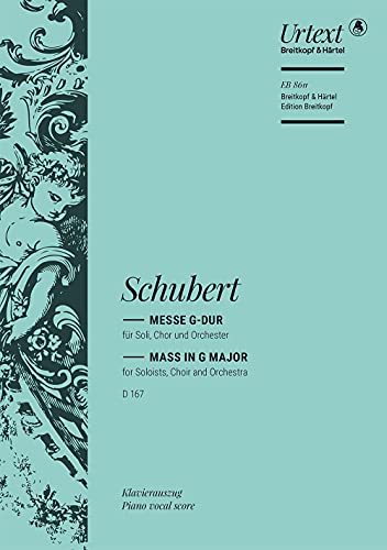 Messe G-dur D 167 - Breitkopf Urtext - Klavierauszug (EB 8611) von Breitkopf und Härtel