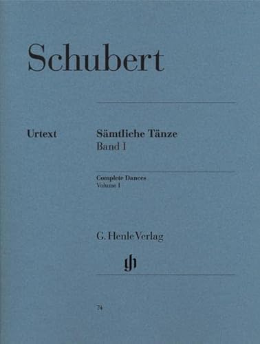Sämtliche Tänze 1. Klavier: Instrumentation: Piano solo (G. Henle Urtext-Ausgabe)